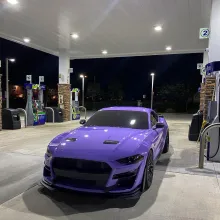 Glossy Lavender Purple Car Wrap Two