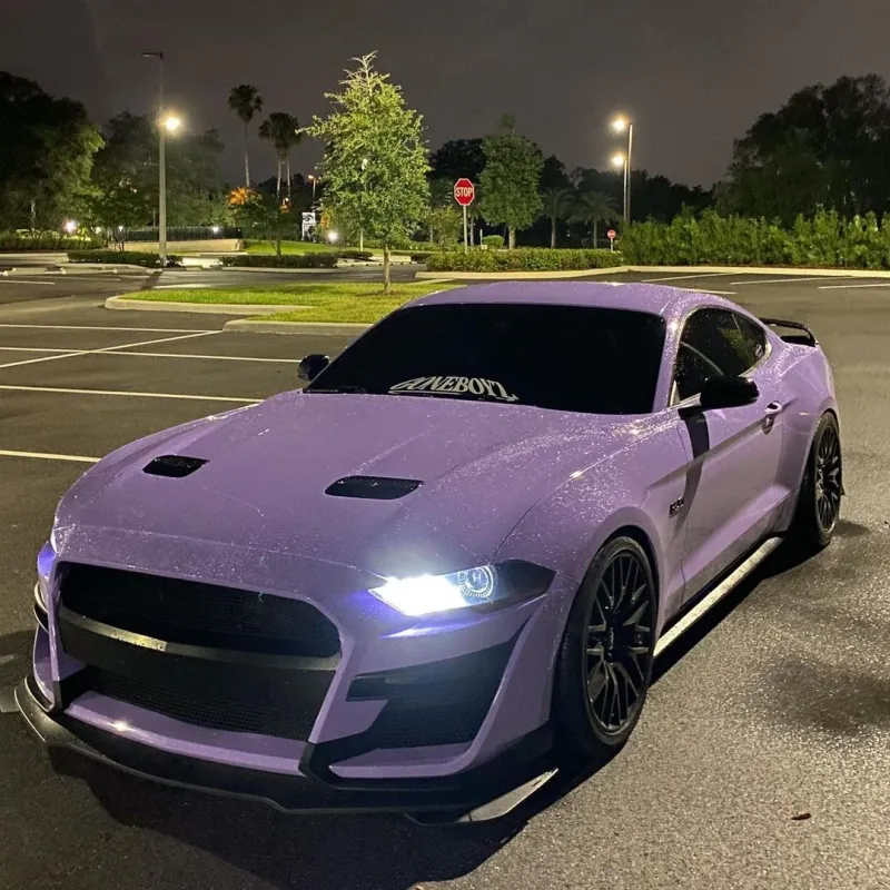 Ravoony Plus Glossy Lavender Purple Car Wrap