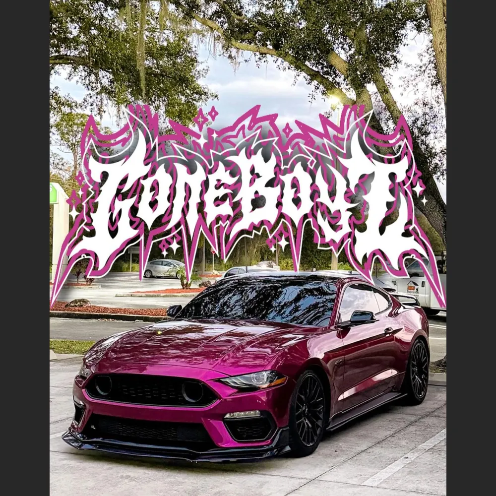Ravoony Plus PET Glossy Metallic Rubellite Purple Vinyl Wrap