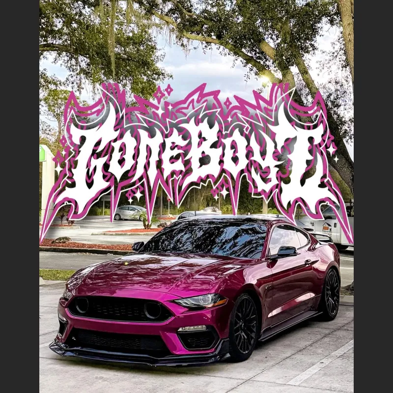 Ravoony Plus Glossy Metallic Rubellite Purple Vinyl Wrap