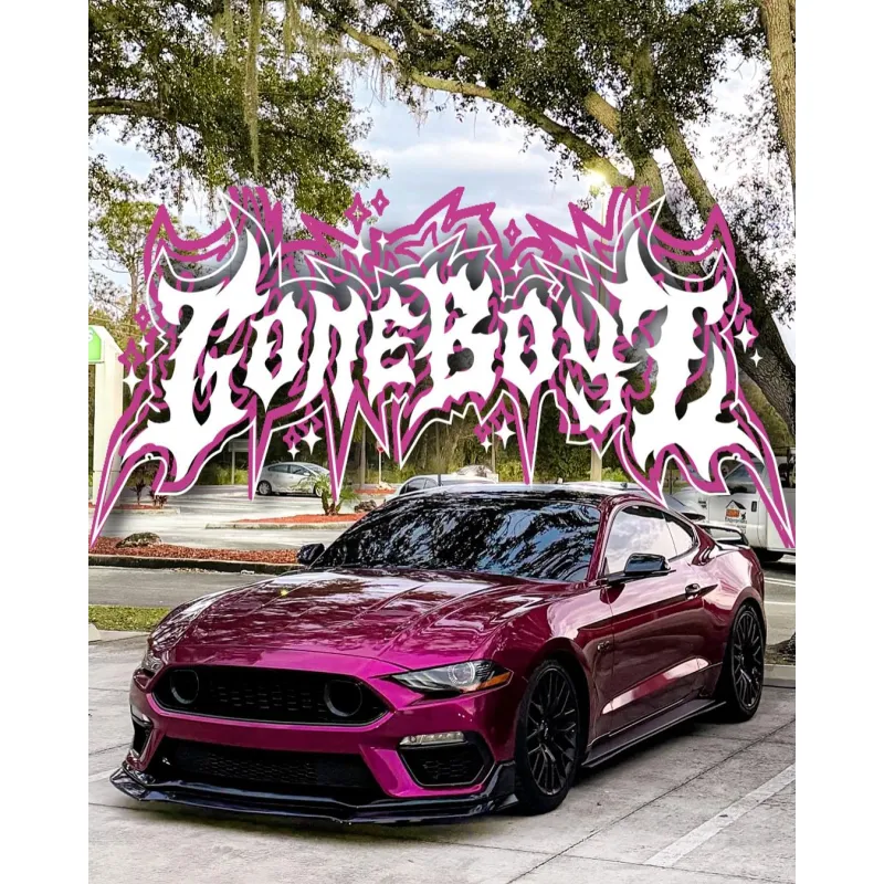 Glossy Metallic Rubellite Purple Vinyl Wrap
