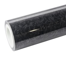Gloss Carbon Fiber Forging Black Vinyl Wrap