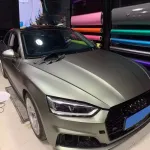 Ravoony Plus Ultra Matte Green Grey Car Wrap