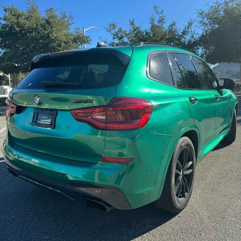 Gloss Paint Metallic Isle Of Man Green Car Vinyl Wrap
