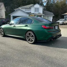 Matte Venom Green Car Wrap