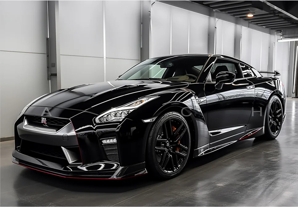 Ravoony Plus Super Gloss PET Piano Black Car Wrap