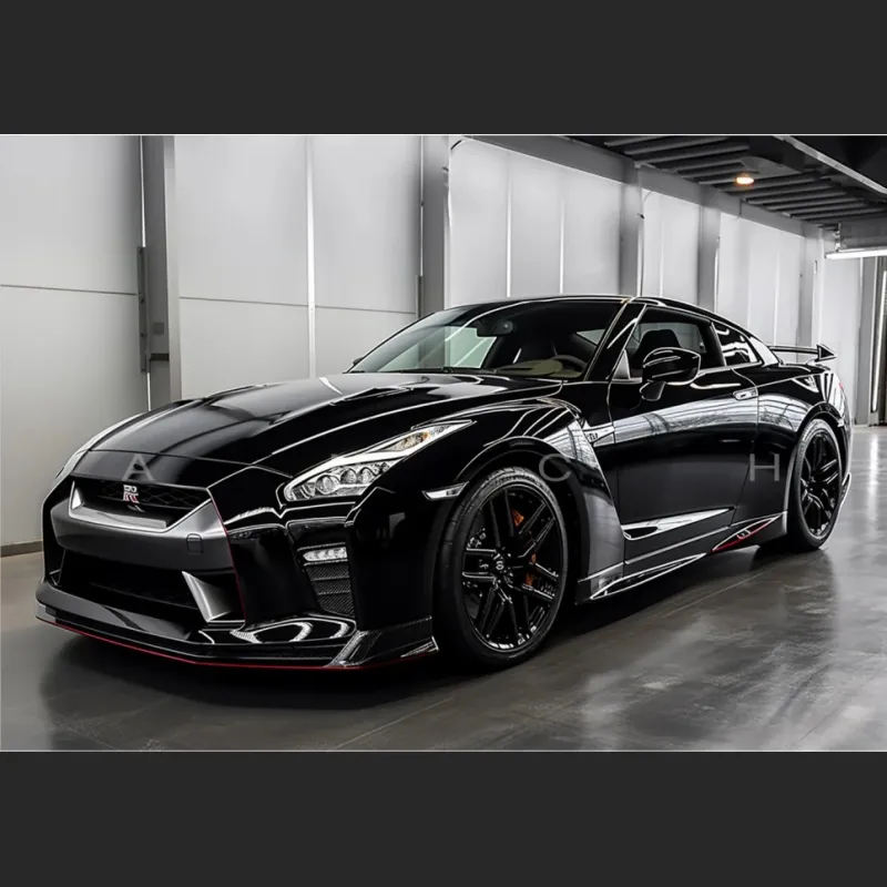 Ravoony Plus Super Gloss PET Piano Black Car Wrap