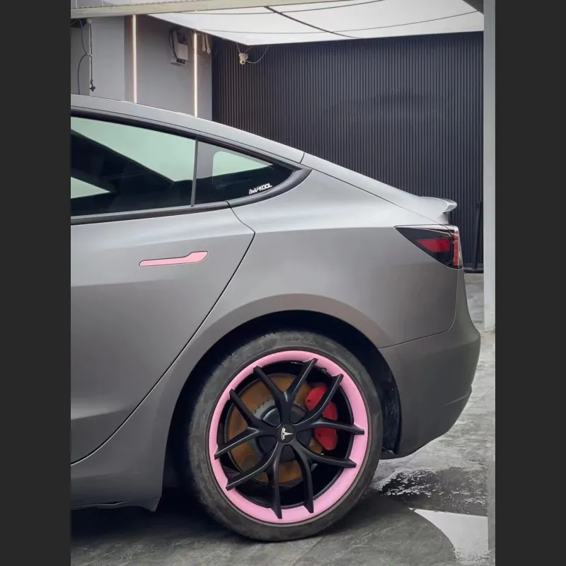 Ravoony Plus Matte Pearl Metal Grey Car Vinyl Wrap