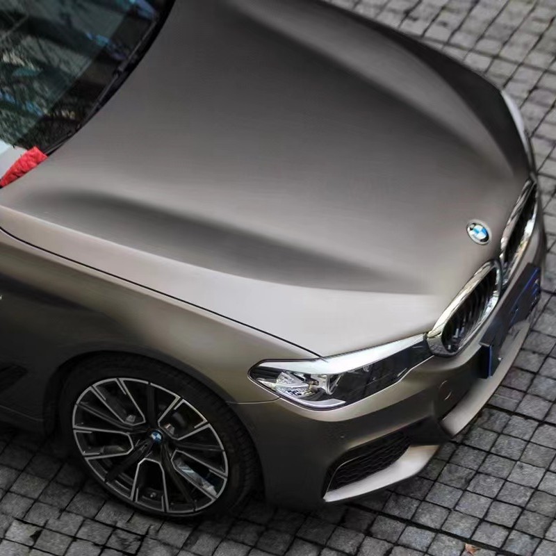 Ravoony Plus Ultra- Matte Metallic Charcoal Grey Car Vinyl Wrap