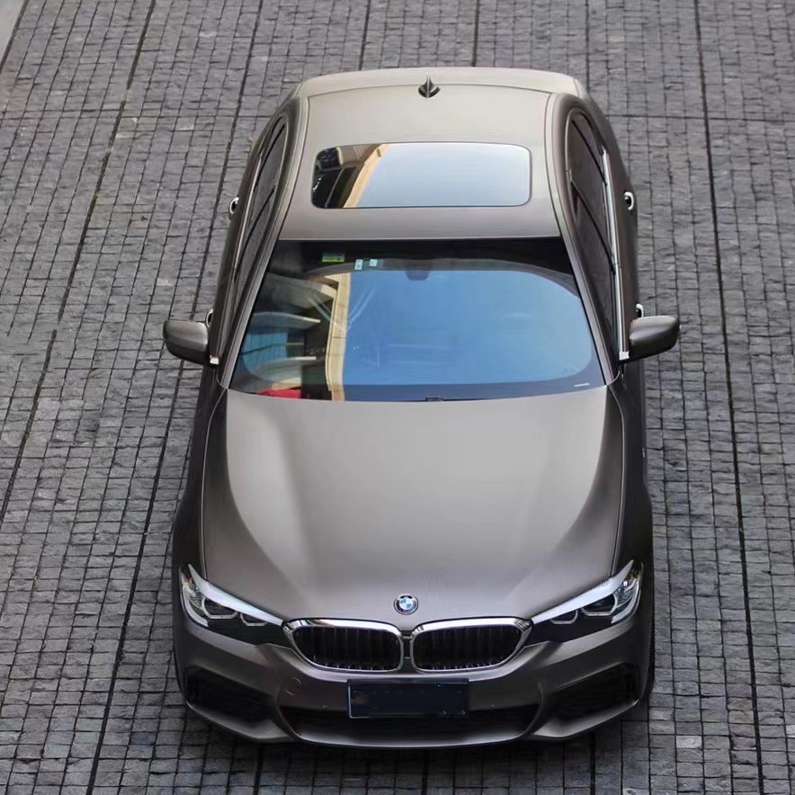 Ravoony Plus Ultra- Matte Metallic Charcoal Grey Car Vinyl Wrap