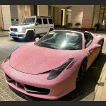 Ravoony Plus Super Glitter Pink Car Vinyl Wrap