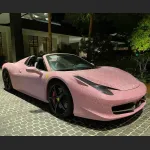Ravoony Plus Super Glitter Pink Car Vinyl Wrap
