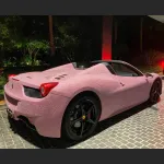 Ravoony Plus Super Glitter Pink Car Vinyl Wrap