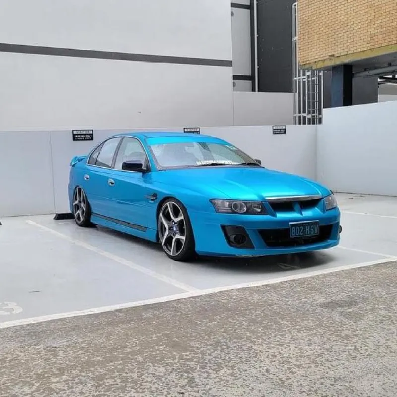 Ravoony Plus Glossy Metallic Atomic Cyan Car Vinyl Wrap