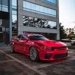 Ravoony Plus Super Gloss Chrome Red Vinyl Car Wrap