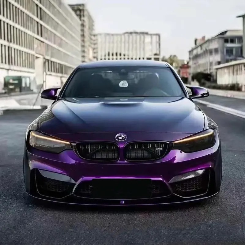 Ravoony Plus Gloss Midnight Purple Car Vinyl Wrap