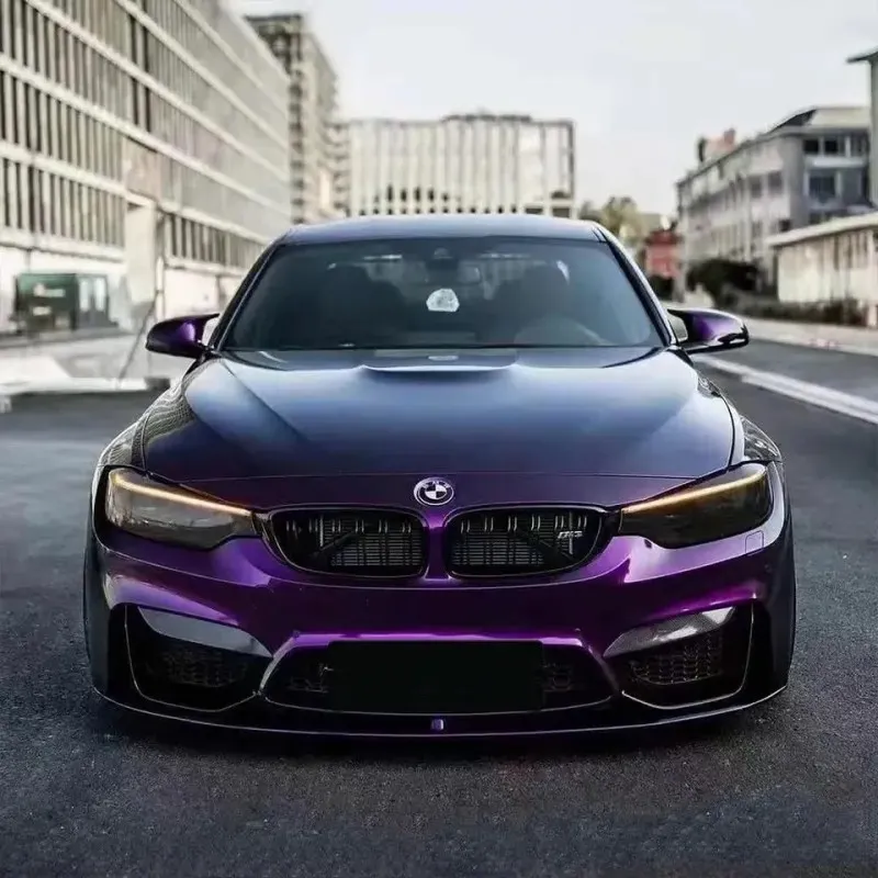 Ravoony Plus Gloss Midnight Purple Car Vinyl Wrap