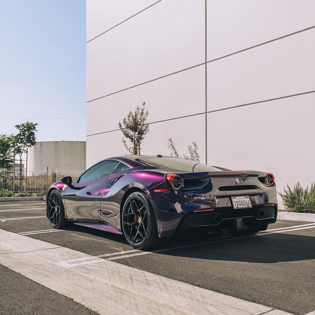 Ravoony Plus Gloss Midnight Purple Car Vinyl Wrap