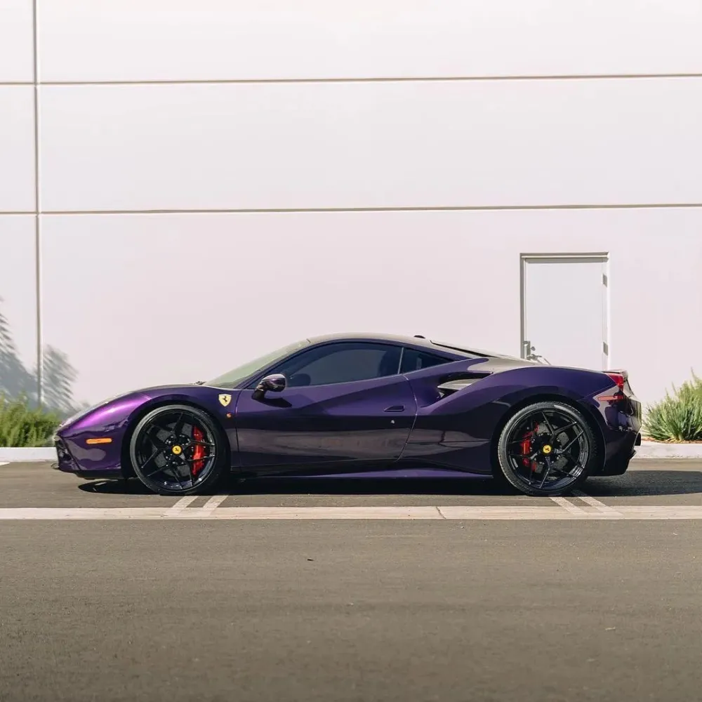 Ravoony Plus Gloss Midnight Purple Car Vinyl Wrap