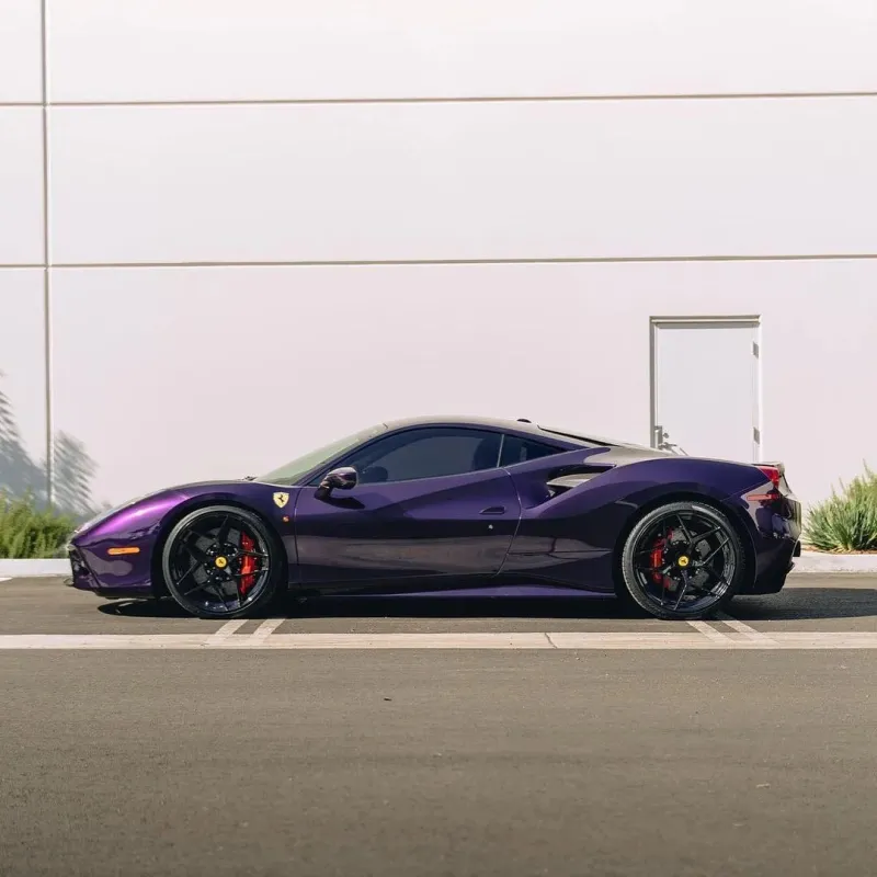 Ravoony Plus Gloss Midnight Purple Car Vinyl Wrap