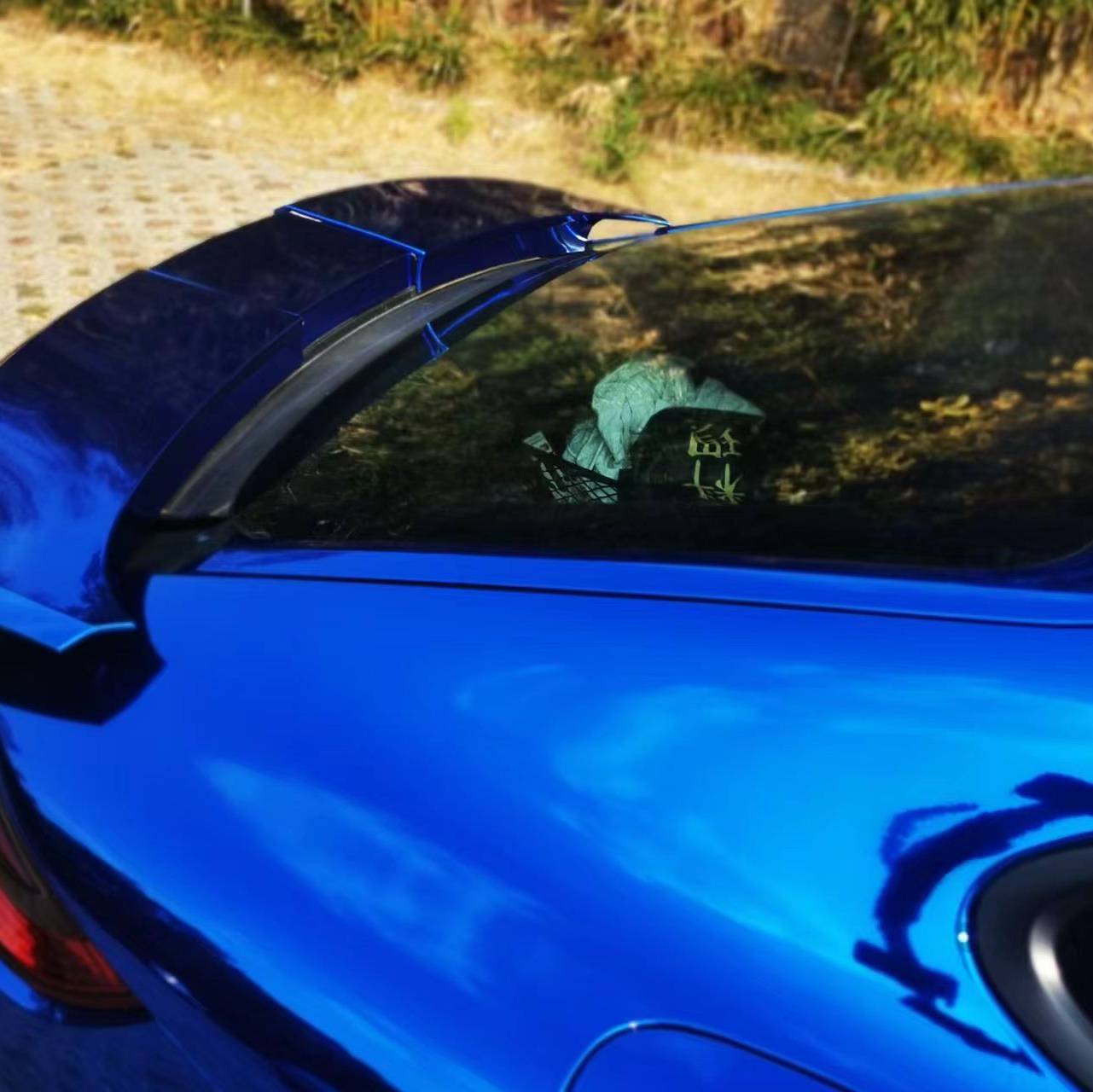 Ravoony Plus Glossy Chrome Blue Car Vinyl Wrap