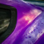 Ravoony Plus PET Glossy Explosion Purple Car Vinyl Wrap