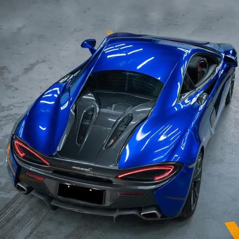 Ravoony Plus Tesla Gloss Deep Blue Vinyl Car Wrap