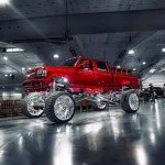 Ravoony Plus Gloss Metallic Vampire Red Vinyl Car Wrap
