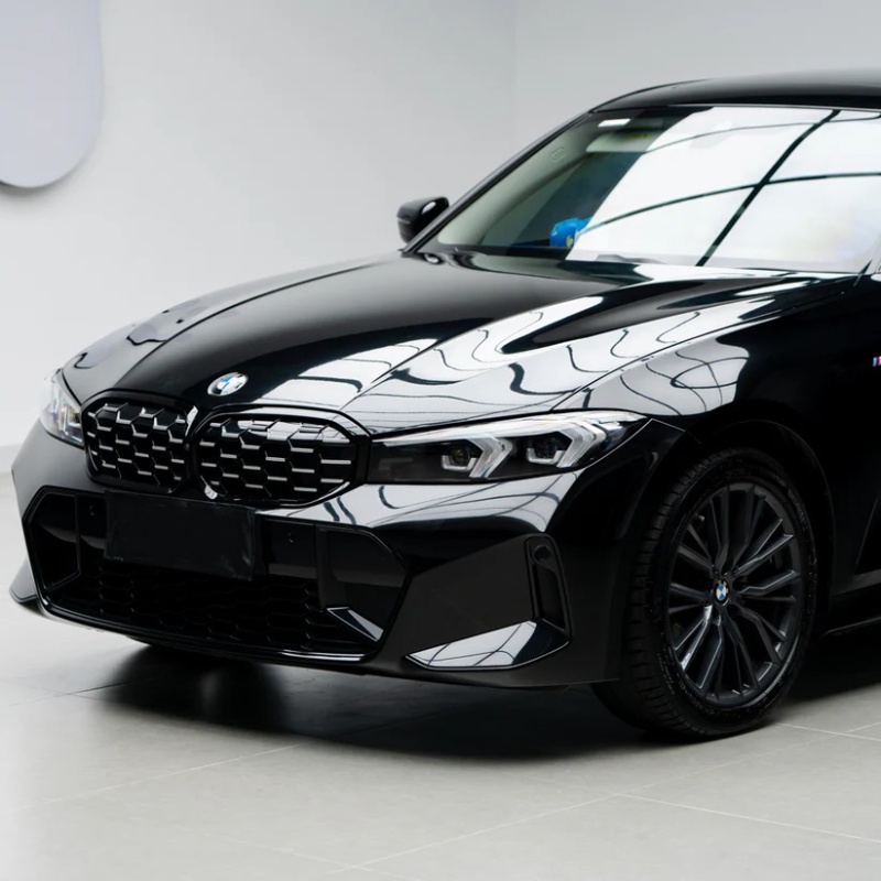 Ravoony Plus Super Gloss PET Piano Black Car Wrap