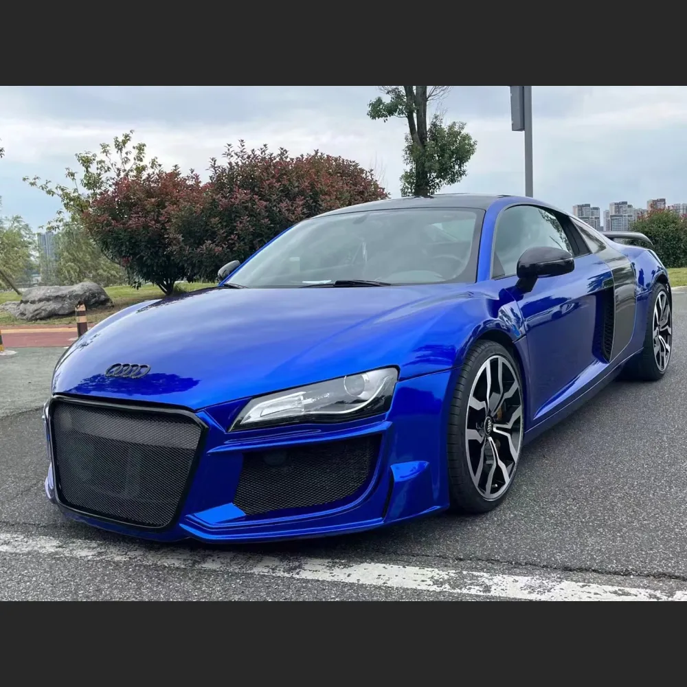 Ravoony Plus Tesla Gloss Deep Blue Vinyl Car Wrap