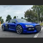 Ravoony Plus Tesla Gloss Deep Blue Vinyl Car Wrap