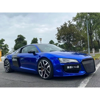 Ravoony Plus Tesla Gloss Deep Blue Vinyl Car Wrap 02