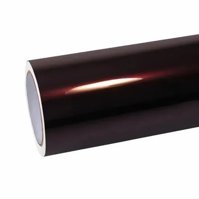 Ravoony Plus Gloss Black Rose Vinyl Wrap 01