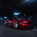 Ravoony Plus Gloss Metallic Vampire Red Vinyl Car Wrap