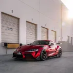 Ravoony Plus Gloss Metallic Vampire Red Vinyl Car Wrap