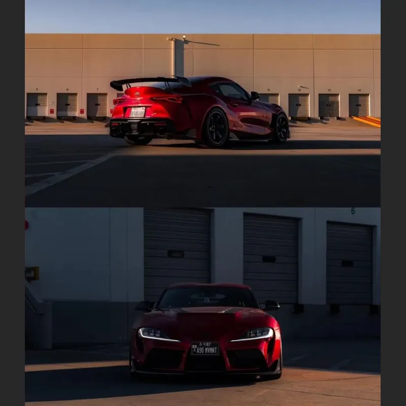 Ravoony Pro Gloss Metallic Vampire Red TPU Paint Protection Film