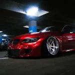 Ravoony Plus Gloss Metallic Vampire Red Vinyl Car Wrap