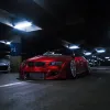 Ravoony Plus Gloss Metallic Vampire Red Vinyl Car Wrap