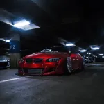 Ravoony Plus Gloss Metallic Vampire Red Vinyl Car Wrap