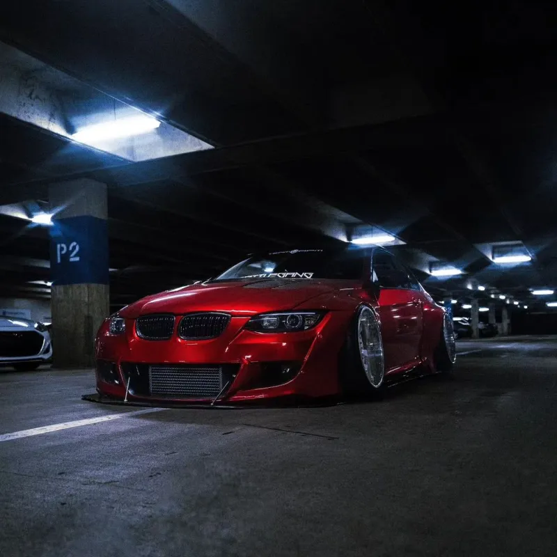 Ravoony Plus Gloss Metallic Vampire Red Vinyl Car Wrap