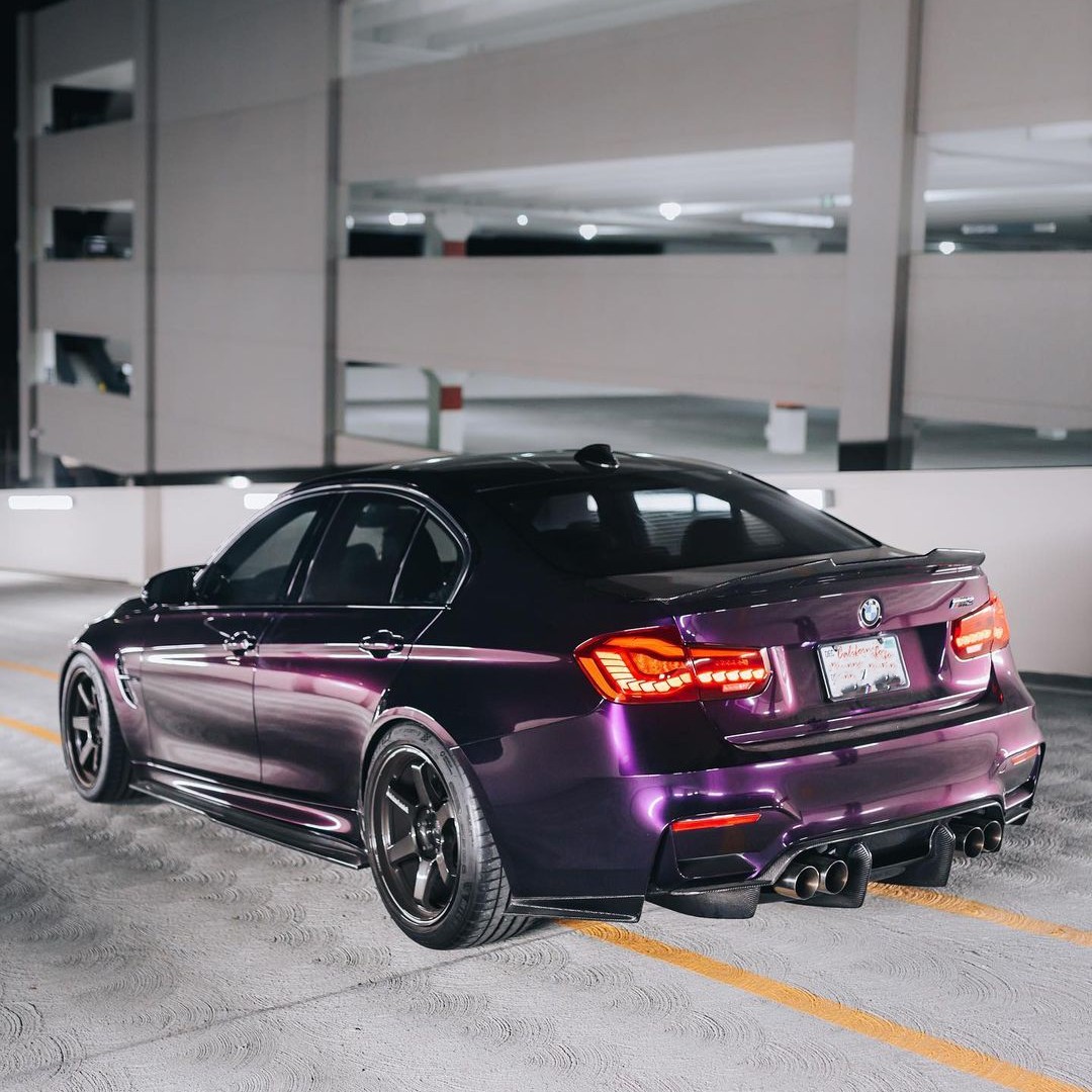 Ravoony Plus Gloss Midnight Purple Car Vinyl Wrap