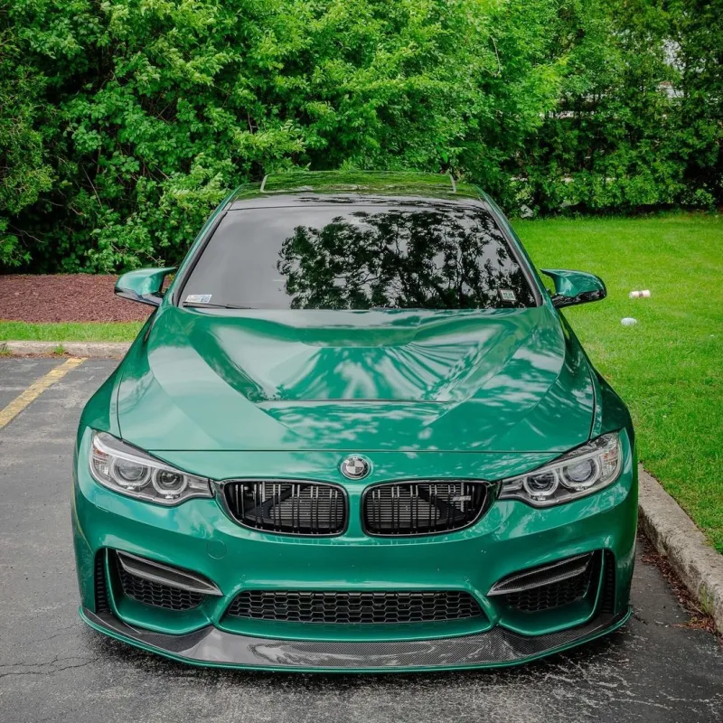 Green Car Vinyl Wrap, Best Ravoony Gloss Paint Metallic Isle Of Man ...