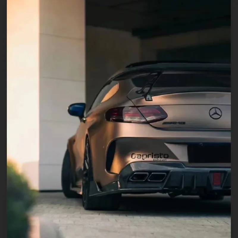 Ravoony Baisc Ultra-Matte Brown Grey Car Wrap