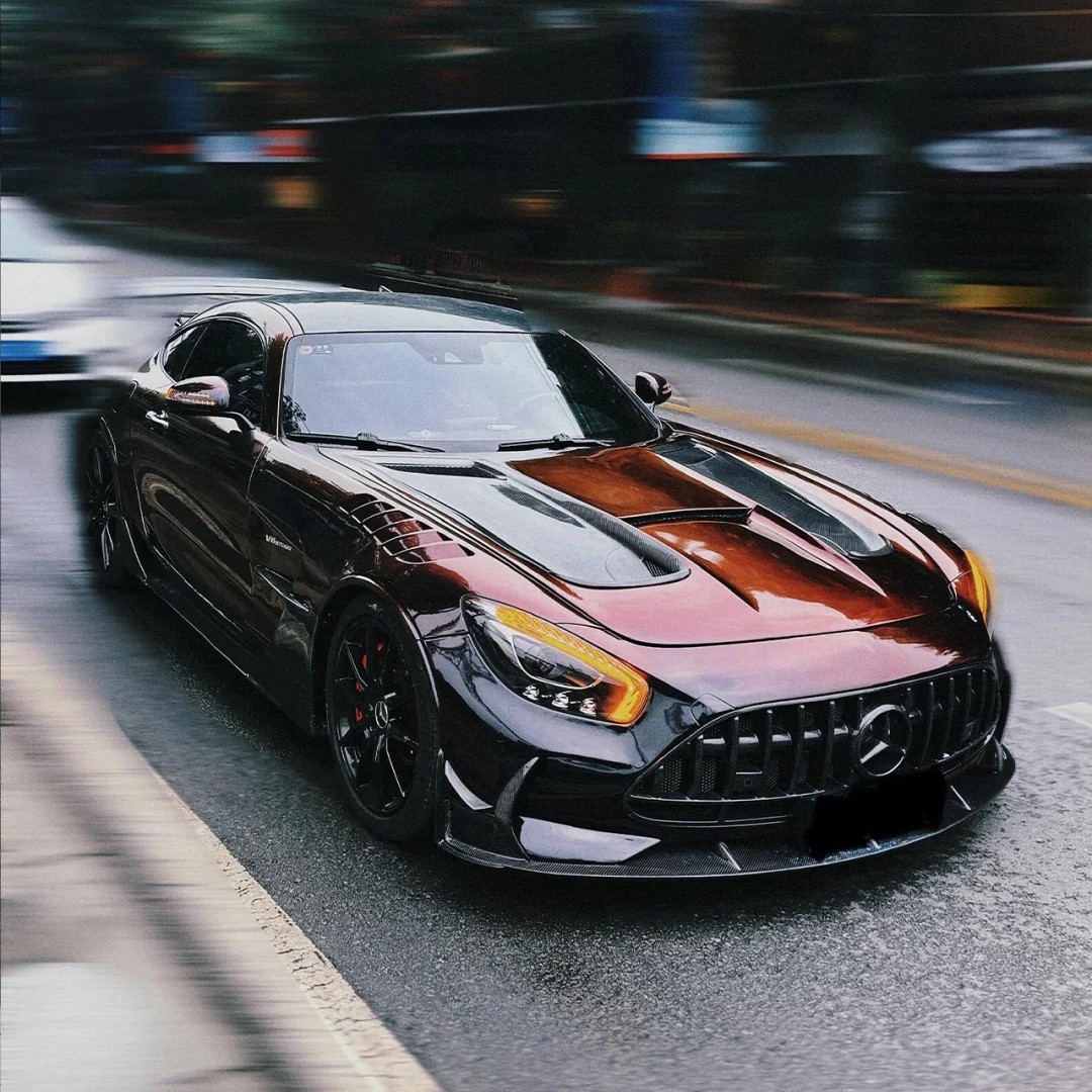 Ravoony Plus PET Gloss Color Shift Rainbow Drift Black Red Vinyl Wrap