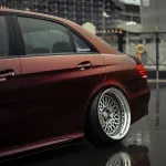 Ravoony Plus PET Gloss Color Shift Rainbow Drift Black Red Vinyl Wrap