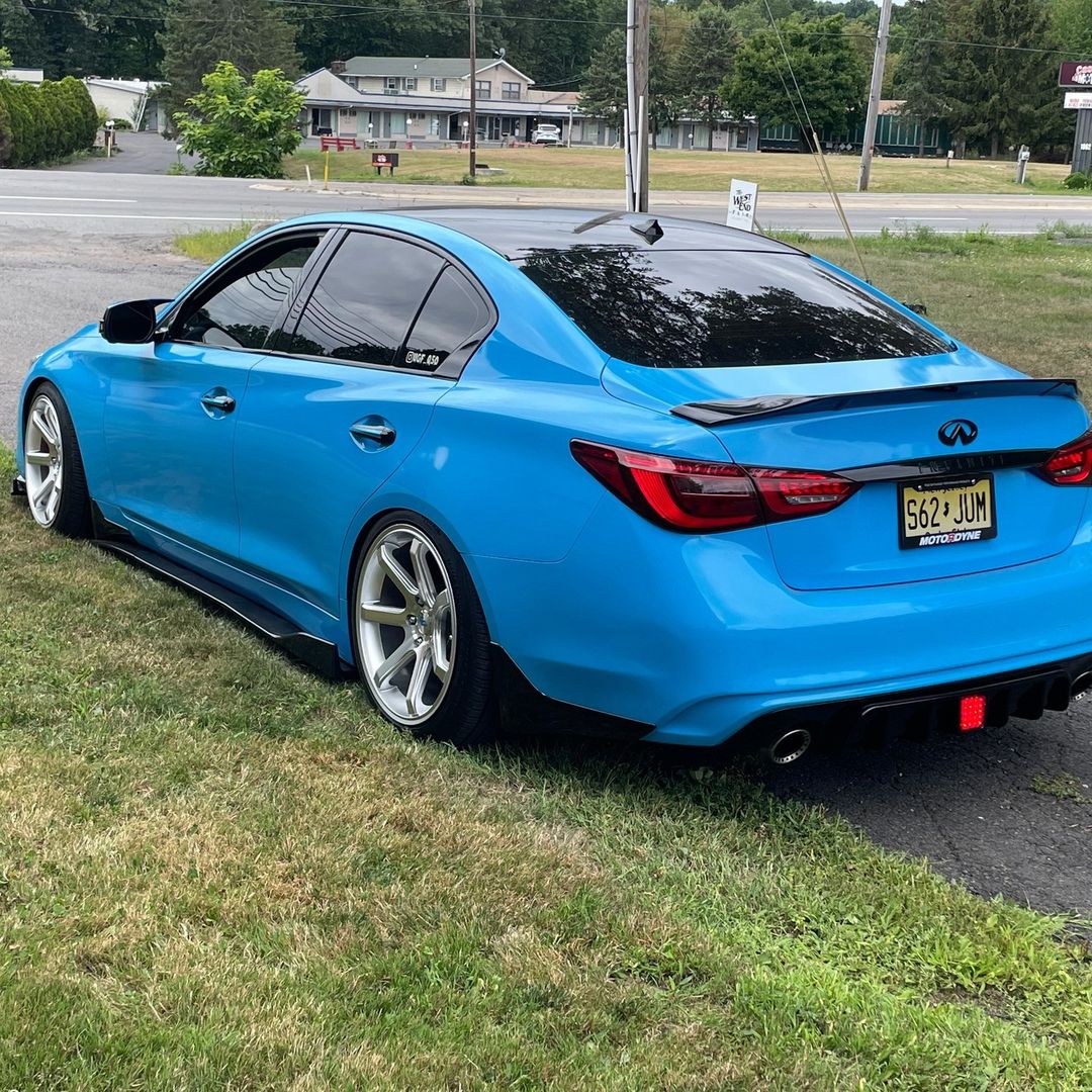 Ravoony Plus PET Glossy Crystal Blue Sky Car Vinyl Wrap