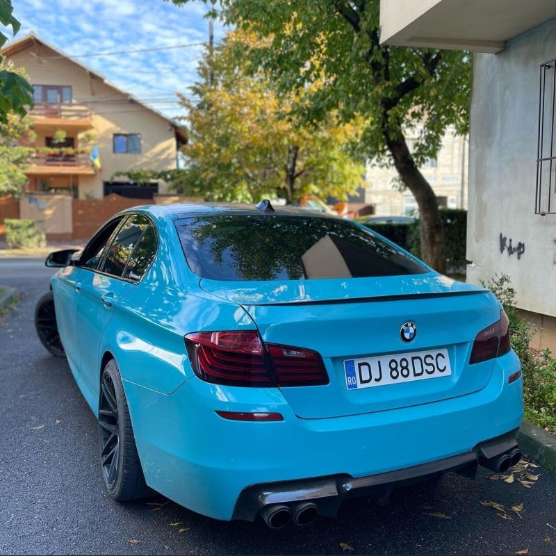 Ravoony Plus PET Glossy Crystal Blue Sky Car Vinyl Wrap