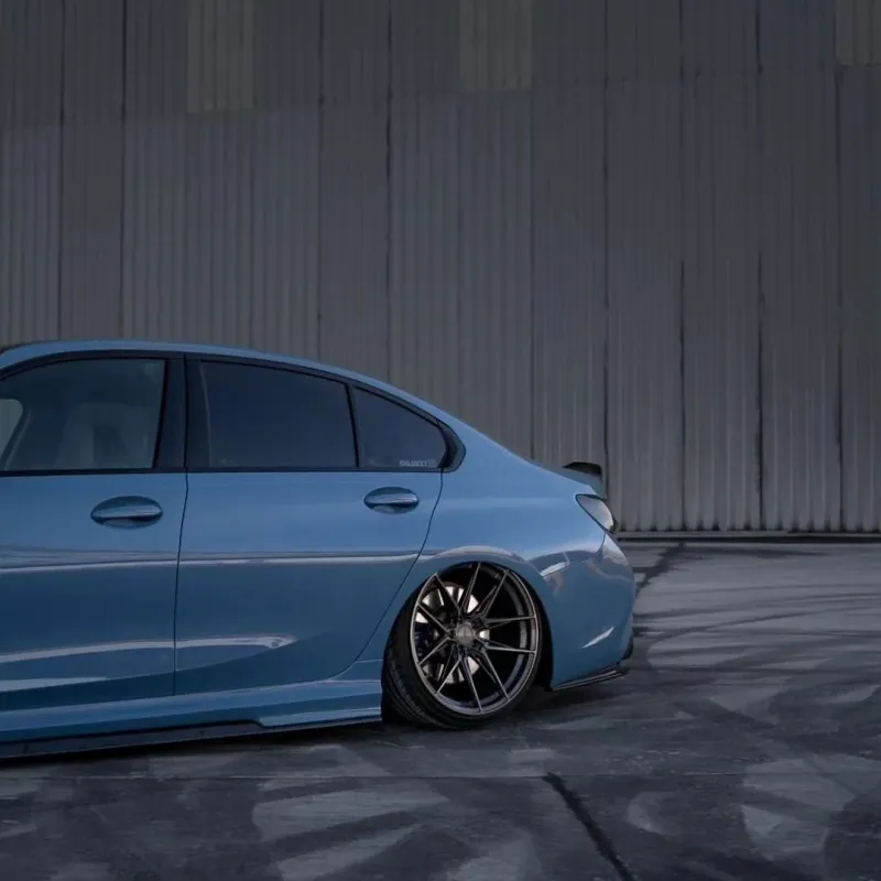 Ravoony Plus PET Gloss China Blue Car Vinyl Wrap