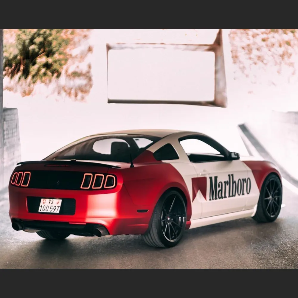 Ravoony Plus Customized Marlboro Car Wrap