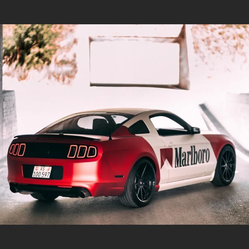 Ravoony Plus Customized Marlboro Car Wrap